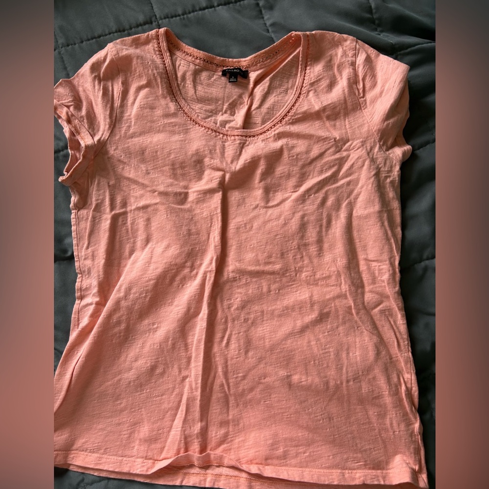 Talbots Coral Short Sleeve Tee